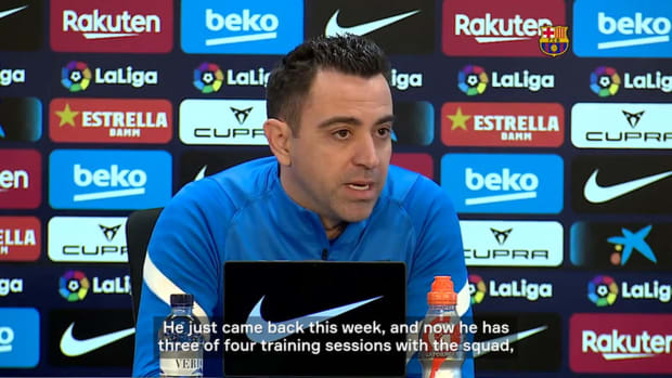 Xavi on Ansu Fati's return